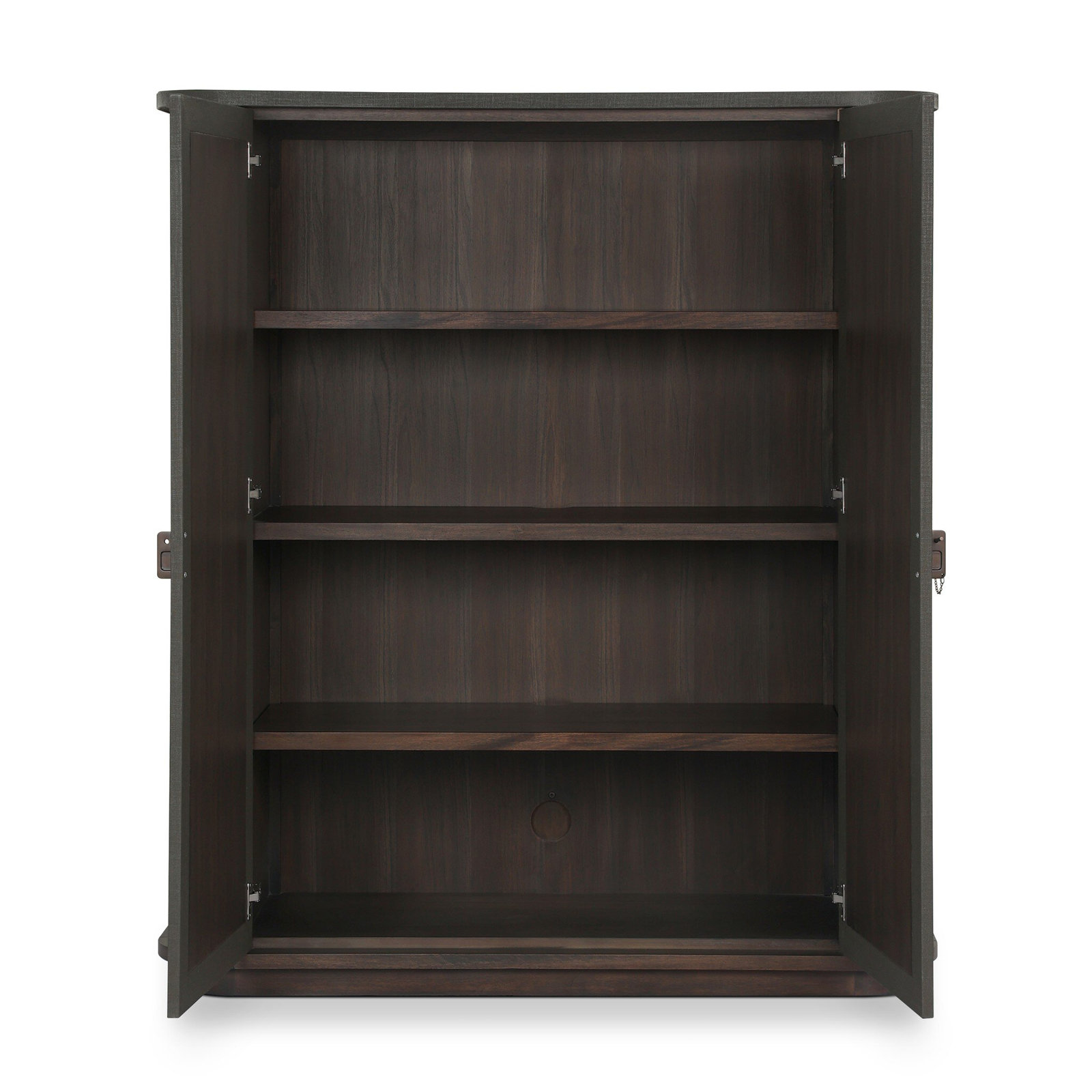 Berlin Cabinet, Dark Green Lacquered Linen