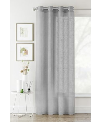 Rojean Sheer Curtain Single Panel