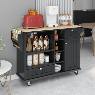 Wood Kitchen Cart