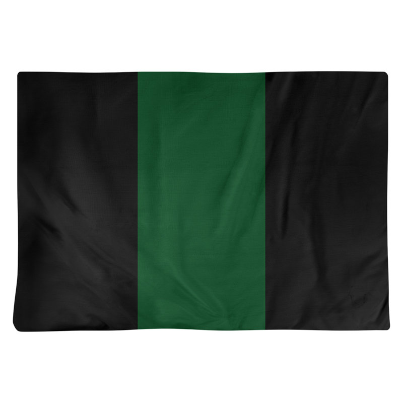 Récapitulatif 18" basket Milwaukee, Noir / vert de Good Land / noir, Sergé de coton