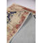 Tapis oriental en polyester tissé à la machine Berkey en brun / bleu / rouge-366006864