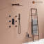 Système de douche mural de luxe avec affichage numérique Herathena (valve brute incluse)-66097074