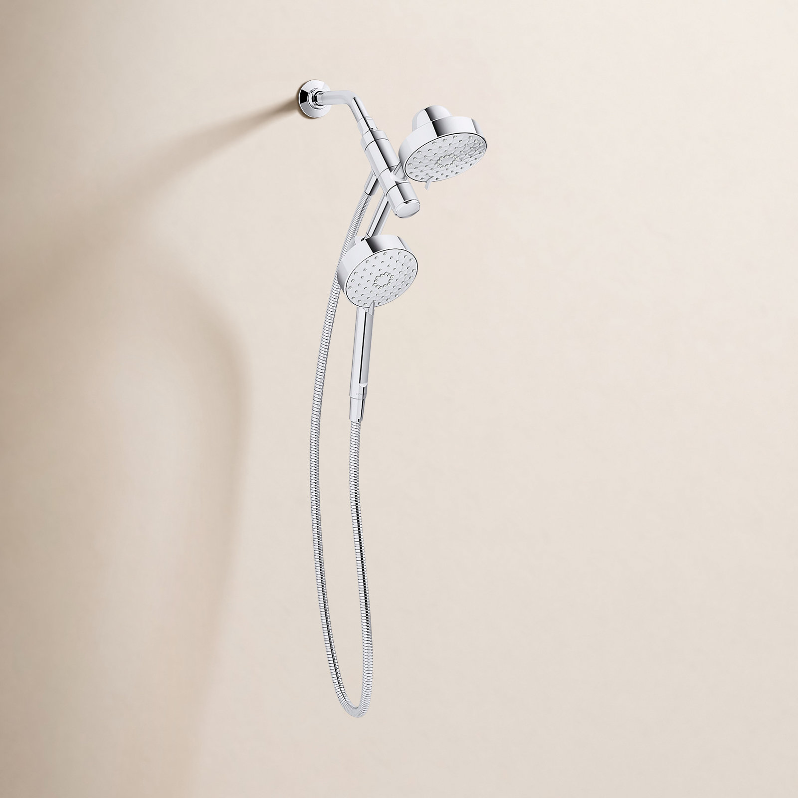 Awaken 2.5 GPM 2-in-1 Shower Combo Kit, Chrome