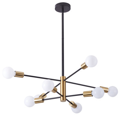 Deunta 8 - Light Dimmable Sputnik Chandelier