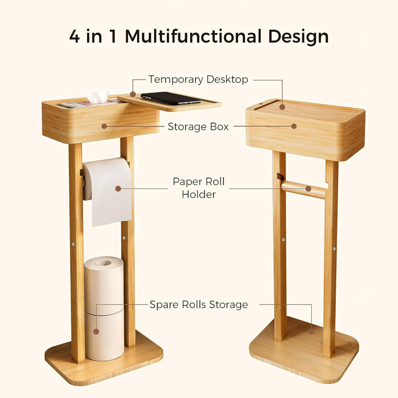 Free Standing Toilet Paper Holder