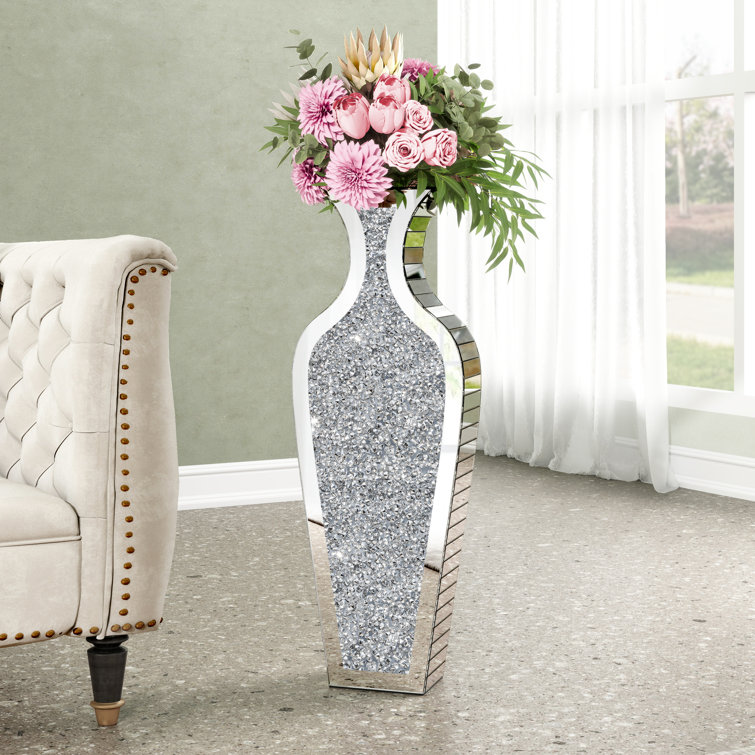 DeGrailly 28" Handmade Glass Floor Vase