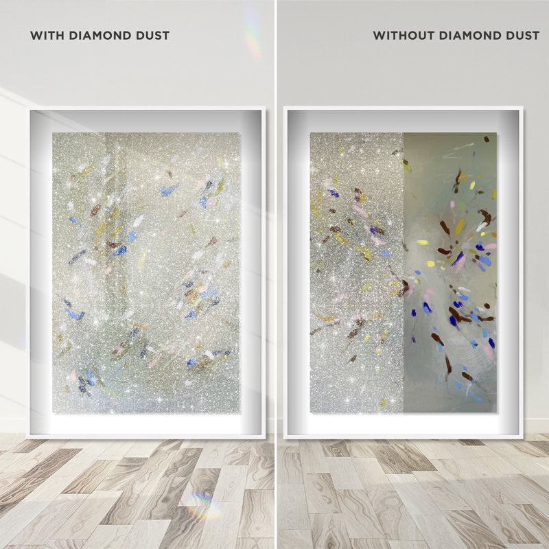 Spontaneous Traces Set Shadowbox Abstract Print by Oliver Gal, Black Frame, 10 x 15, 63"H x 43"W, White Shadowbox