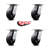 Rubber on Steel Caster