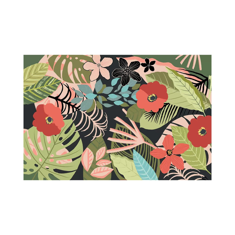 Tropical Silhouette by Nancy Mckenzie - Wrapped Canvas Print, 30.48 cm H x 45.72 cm W