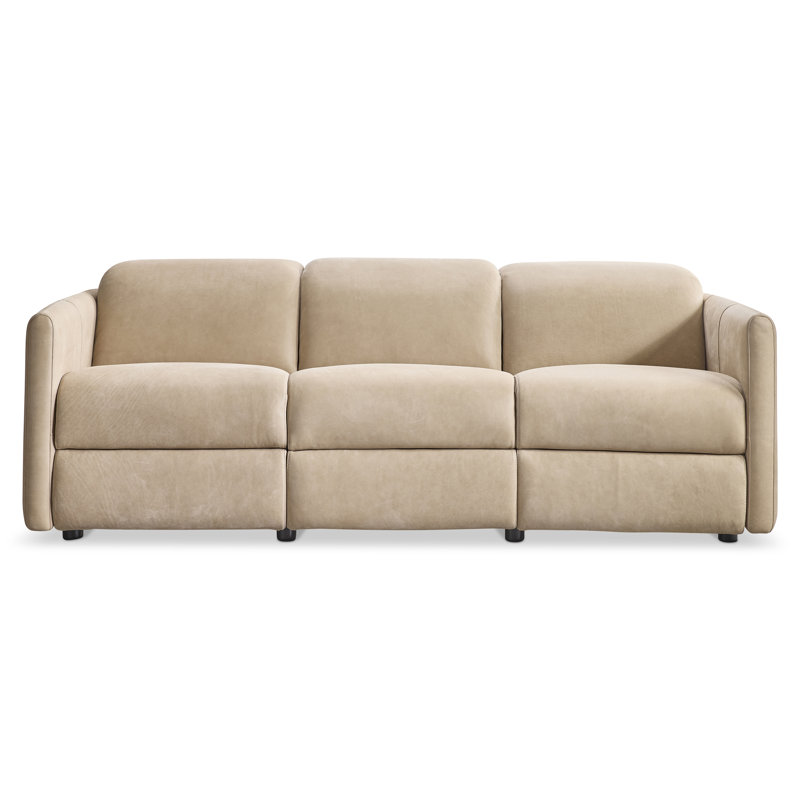 Bernhardt Sierra Leather Power Motion Sofa