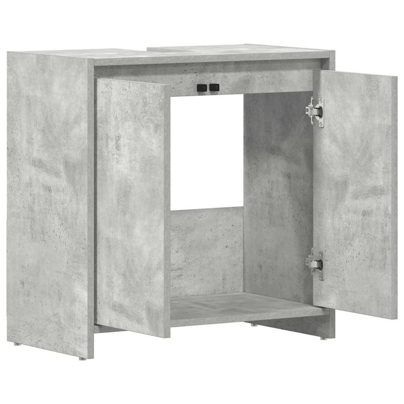 Avrit Bathroom Cabinet, Concrete Grey