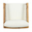Fauteuil club d'extérieur en bois d'acacia Breezara Modern Coastal-126089307-126089310