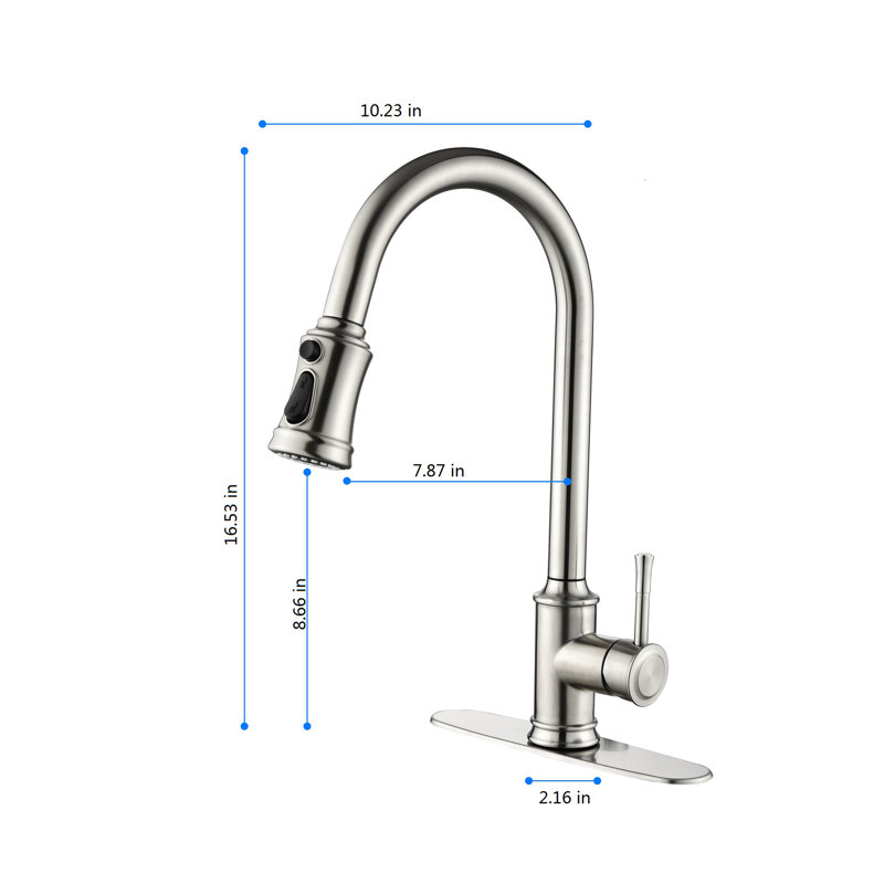 SXH Pull Down Touch Kitchen Faucet