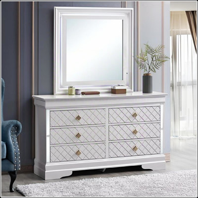 Commode Verona Pearl White