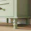 Minimalisme Buffet avec portes en verre et double tiroir, armoire de rangement moderne en bois pour le salon, le vestibule, le couloir d'entrée-489281701