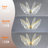 Modern Butterfly Wing Chandelier With Led Lighting