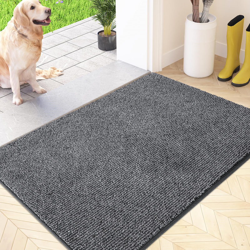 Non-Slip Christmas Indoor / Outdoor Doormat, Grey