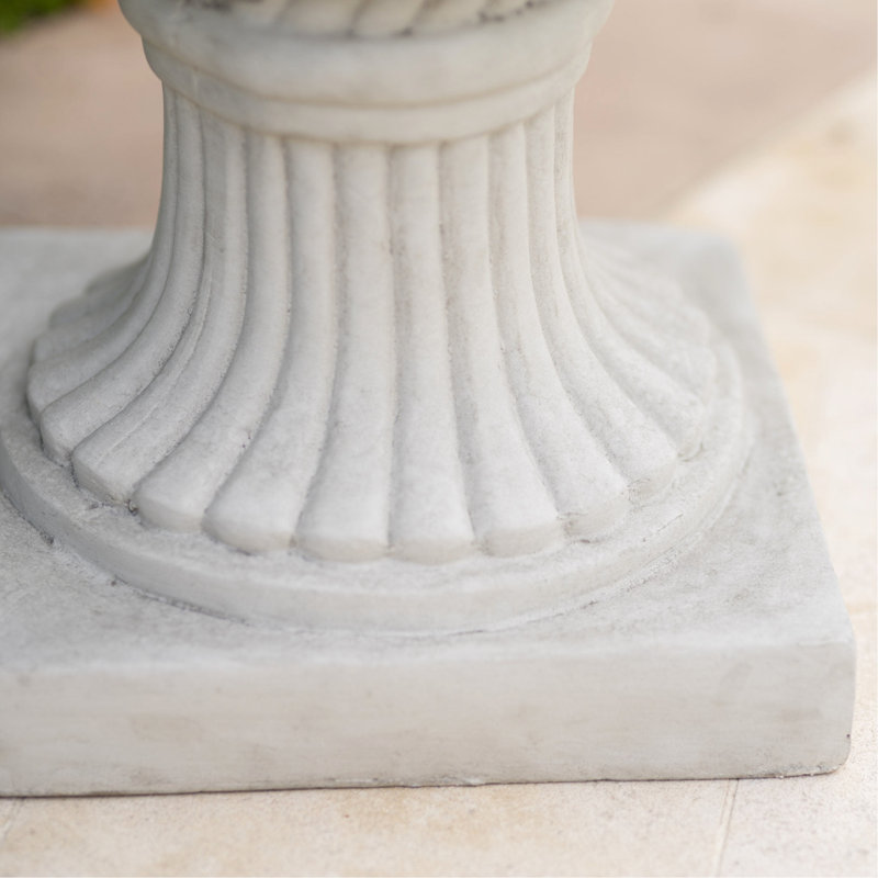 Pot à fleurs 26 po blanc antique - idéal pour la décoration intérieure et extérieure 26,58 po blanc, différents décors