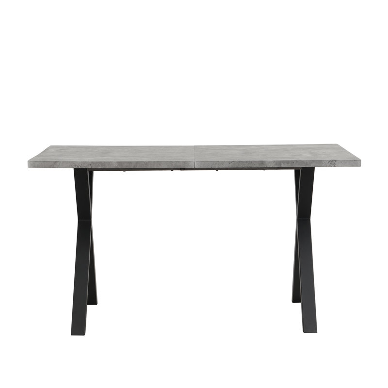Dining Table With Cross-leg, Grey