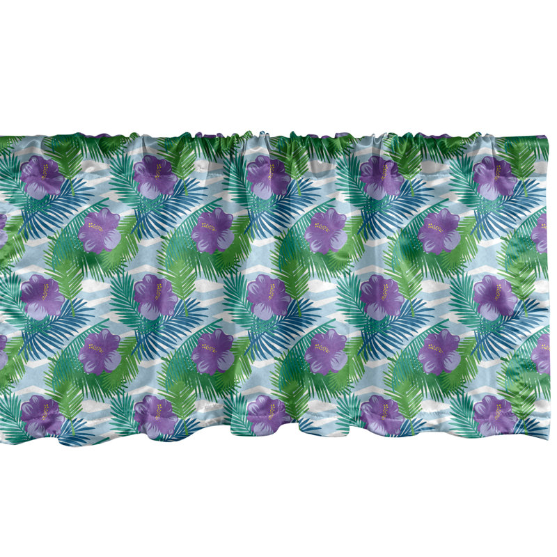 Multicolore cantonnière Ambesonne Hippie, L 54 po x L 12 po