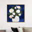 White Floral Base Paint 'Dripping Roses' Framed Canvas Print Wall Art By Birch Lane™-66777356-66777355