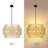 Armelia 1 - Light Nature Brown Drum Pendant
