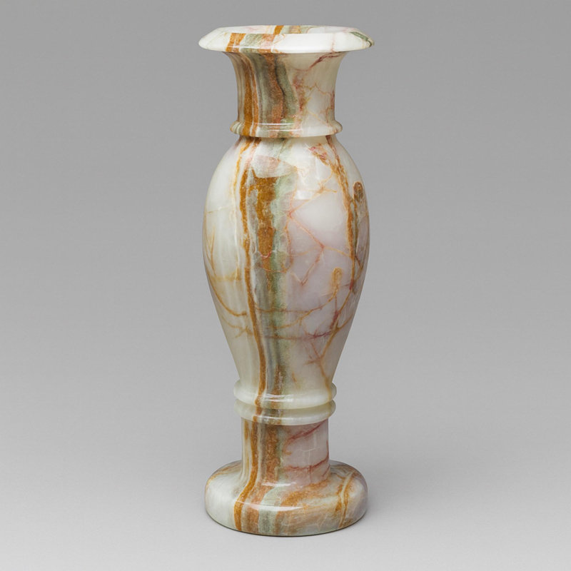 Banded Onyx Vase Pair 2
