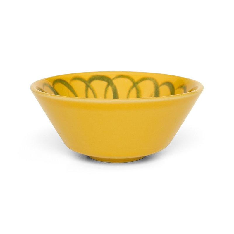 Amalfi Berry Bowl - Pink - 4.5", Mustard