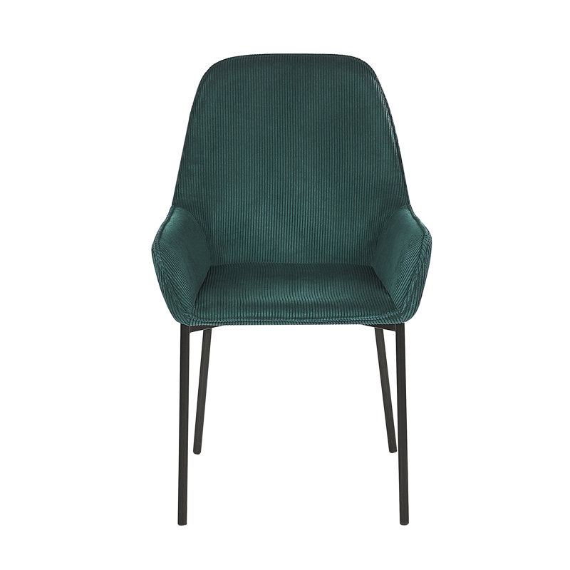 Summit 48cm H Corduroy Upholstered Armchair, Green