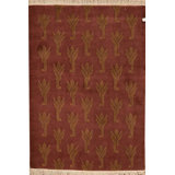 Hand Woven Wool Geometric Area Rug