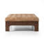 Repose-pieds en cuir véritable Ellinor-115674046