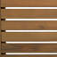 Chaise de salle à manger brune (2), structure à pieds en fer, assemblage requis,