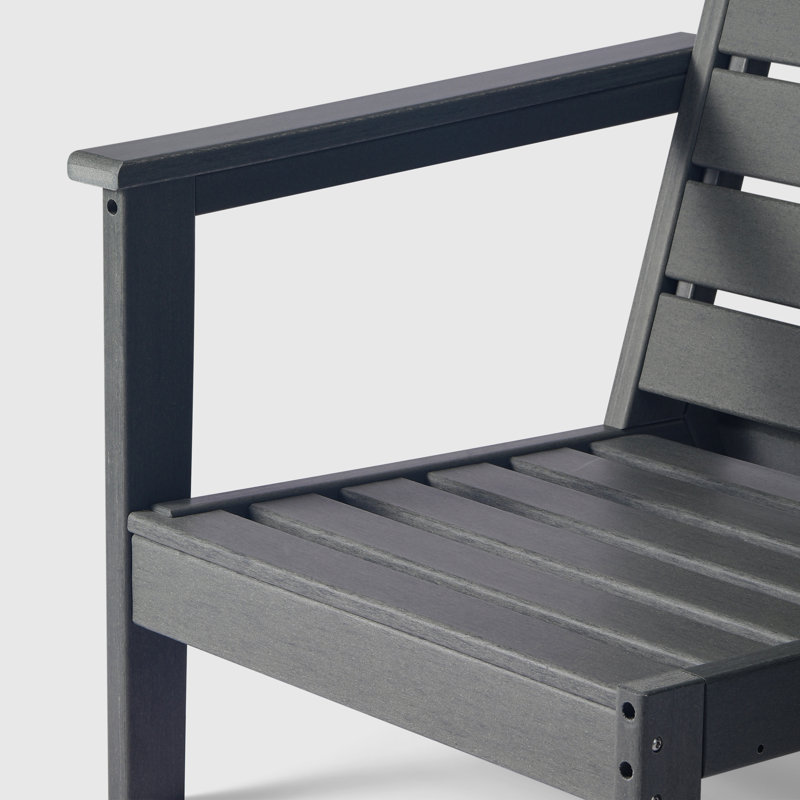 Deep Seating Right Arm Chair, Gray