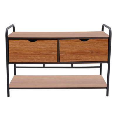 Janni Solid Wood Storage Bench