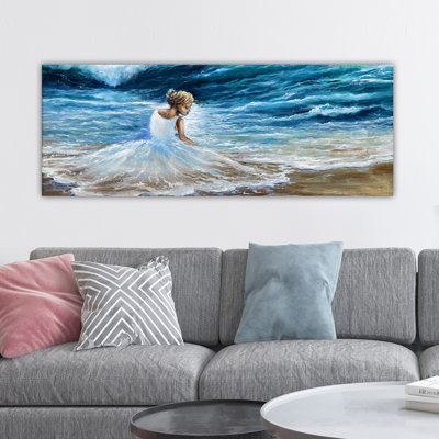 Stunning Decorative Canvas Painting, 11.8 x 31.5 inches | 100% Canvas Artwork, Framed with 100% Wooden Frame (Thickness: 1.6 inches) | Perfect for Home Decor, Living Room & Office, Elegant & Eye-Catching Design