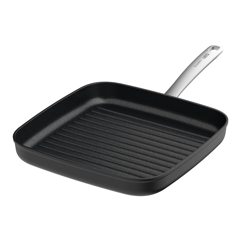 Poêle gril antiadhésive en graphite de 11 po BergHOFF, matériau recyclé durable