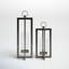 Danity 2 Piece Metal Tabletop Pillar Set