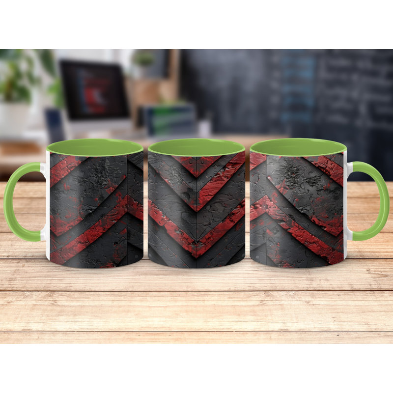 Ceramic Coffee Mug, Light Green