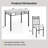 Caspar 5 Piece Dining Set