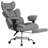Ergonomic Big & Tall Executive Office Chair with Adjustable Padded Armrest, Headrest and Footrest-1695141540