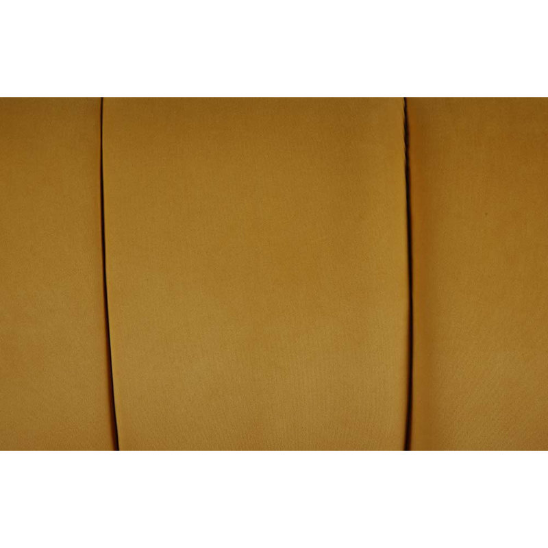Canapé modulaire en velours Damaiya, Velours jaune