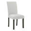 Chaise de salle à manger rembourrée en bois Wyncote, gris pierre (ensemble de 2)