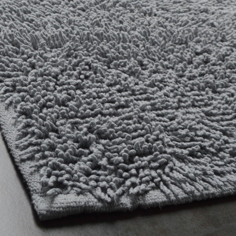 Tumble Twist Cotton Bath Mat Large, Dove Grey