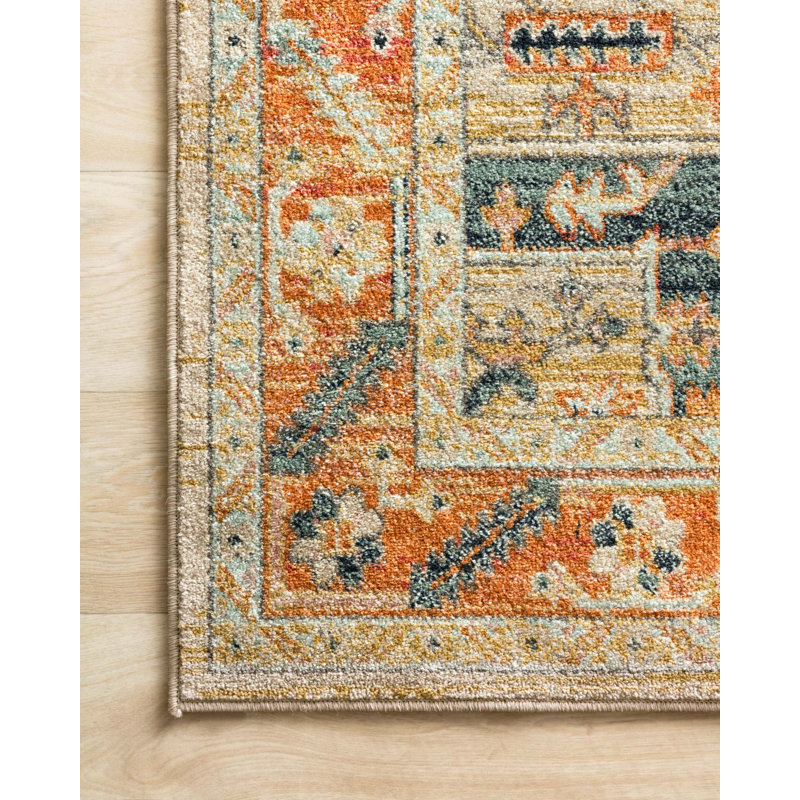 Tapis beige Avan Southwestern, Rectangle 5 pi 5 po x 7 pi 6 po