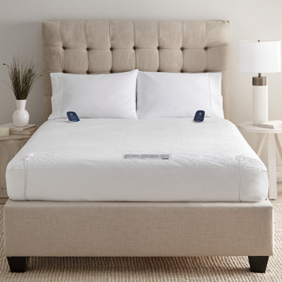 Protège-matelas électrique blanc
