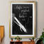 Perfect Hair - Reproduction d'art textuel sur papier encadré-686551473-686551475