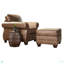 Ensemble de 2 chaises avec accoudoirs et repose-pieds Leinster-1288496512