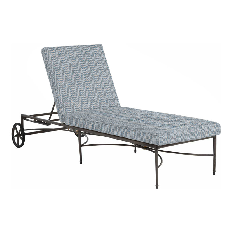 Roma Aluminum Chaise, Welt, Perigold Poros Eggshell