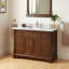 Claudia 48" Mahogany Single Basin Vanity Set with Cabinet, Vanity Top-1084937031-1085126301-1085126300