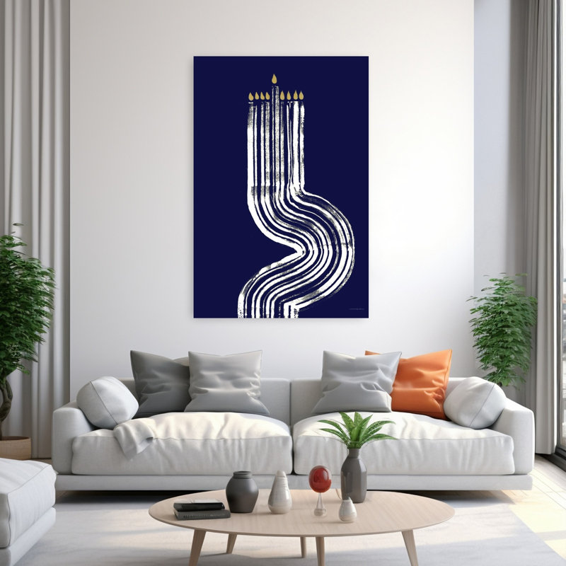 «Exodus at Night», art contemporain abstrait hivernal, H 60 po x l 40 po
